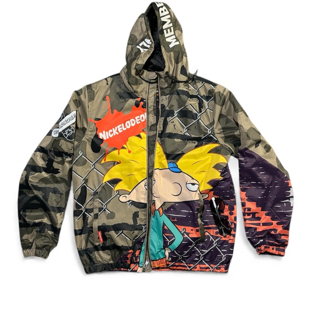 Nickelodeon Kids Hooded Camo Sweatshirt
